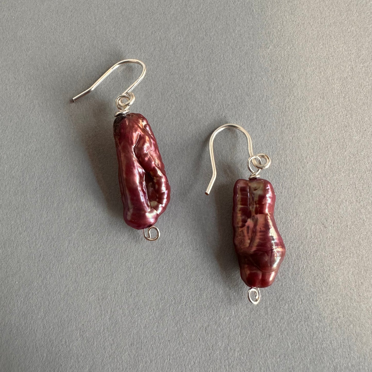 Biwa Pearl Earrings