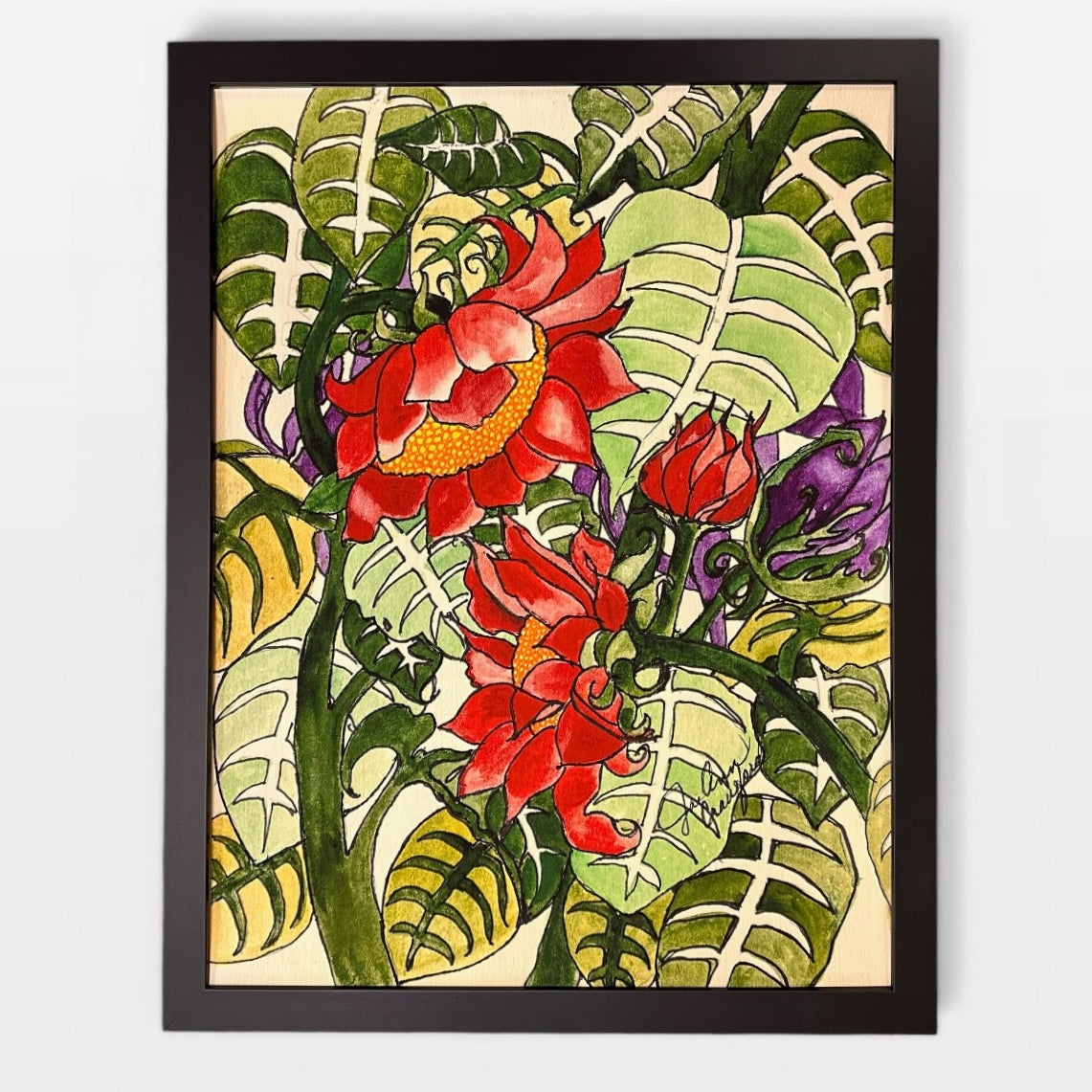 Red Sunflowers