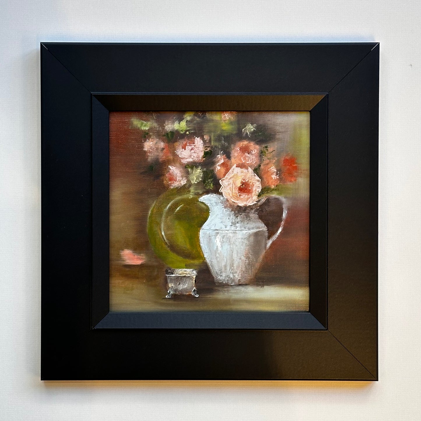 Roses With Green Plate