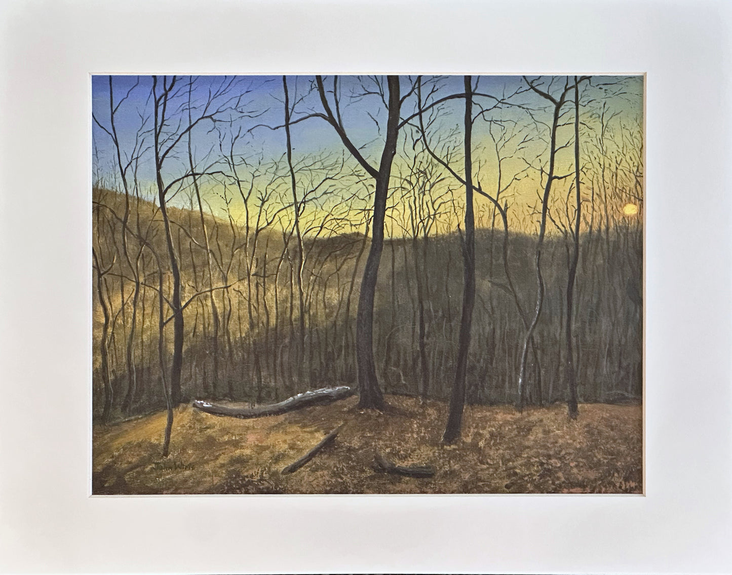 Print-Sunset on the Ridge