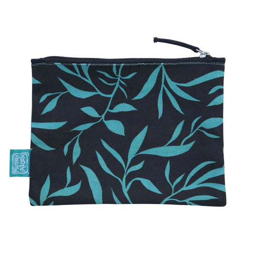 Fox&Flowers Zippered Pouch