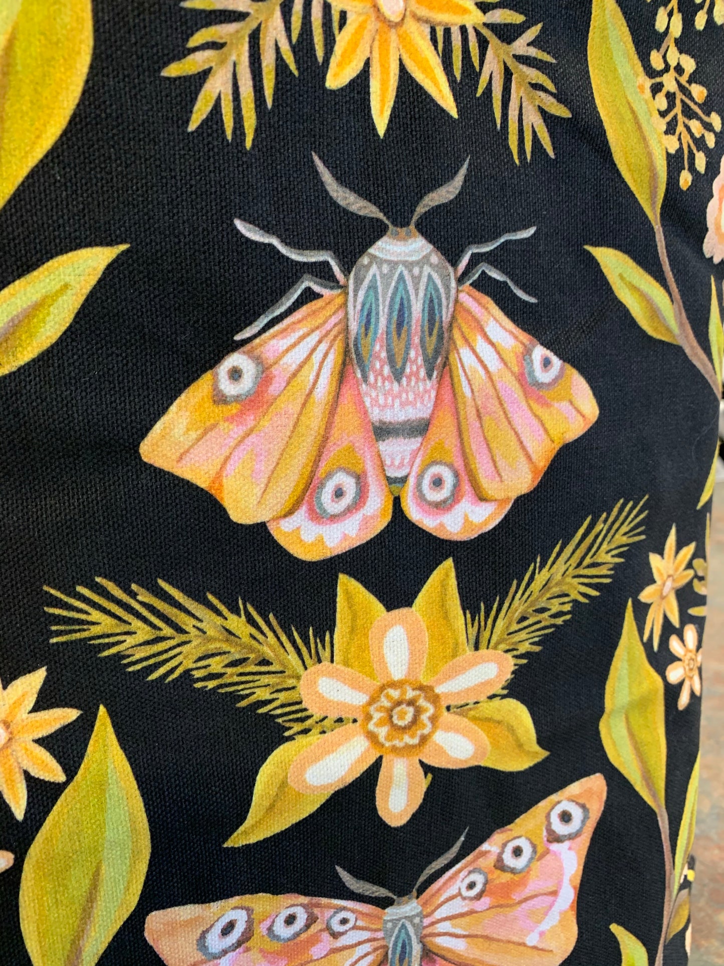 Moth Canvas Tote