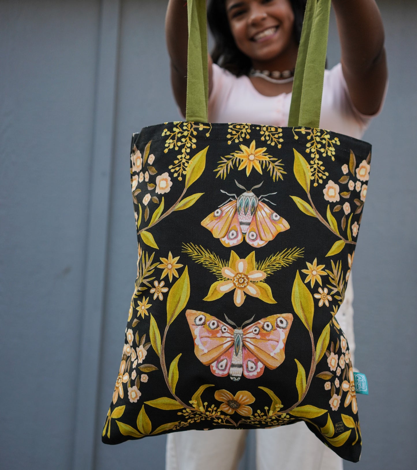 Moth Canvas Tote