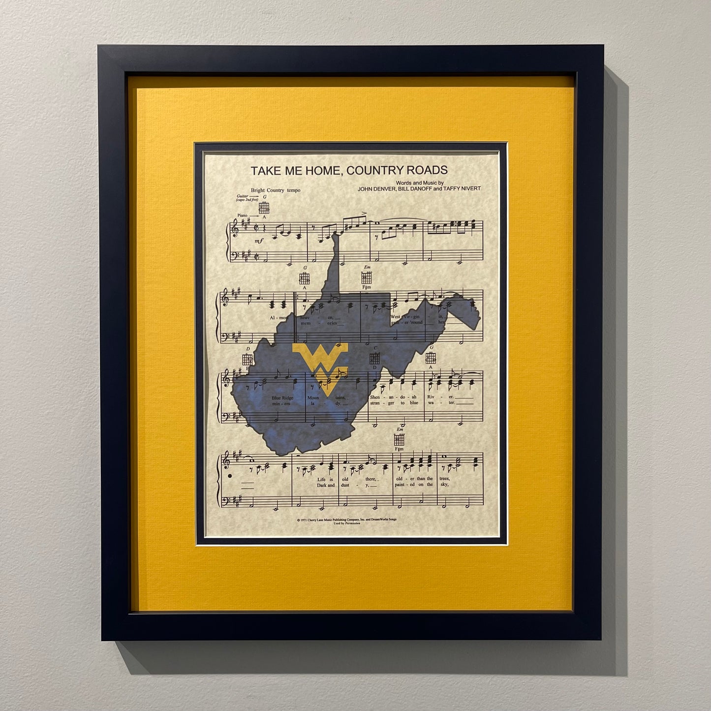 Country Roads Framed Print