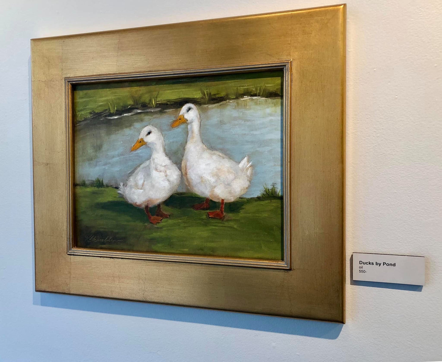 Ducks by Pond