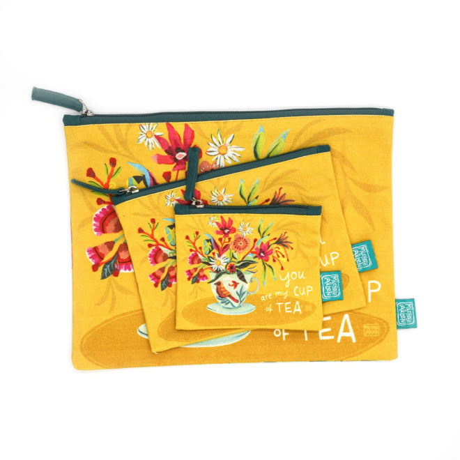 Cup of Tea Zippered Pouch