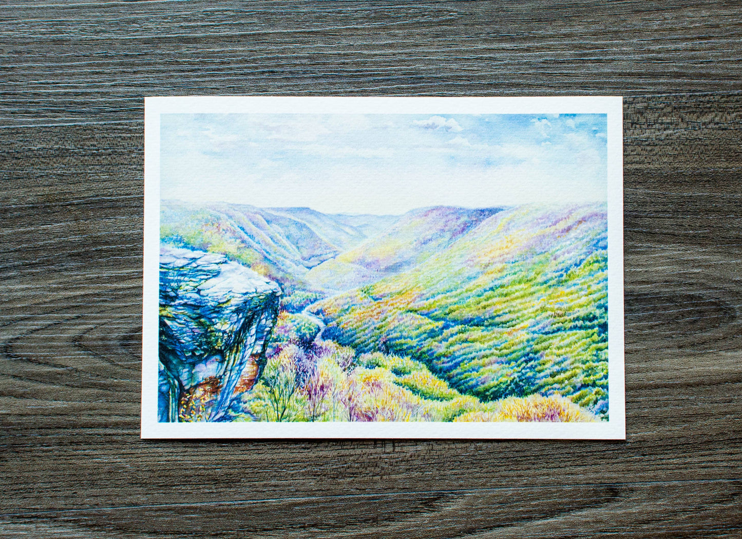 Lindy Point, WV Print: 10" x 8"