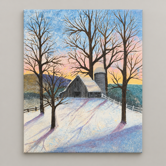 Winter Barn