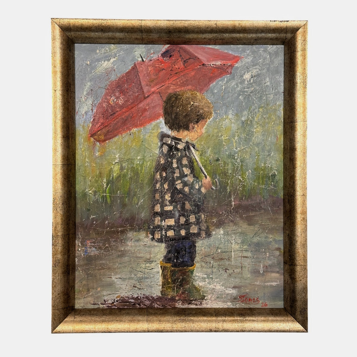 Boy with Umbrella