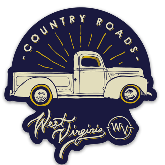 Country Roads Truck - Magnet