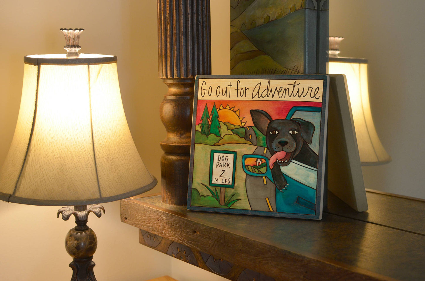 Black Lab Wall Plaque | "Dany"