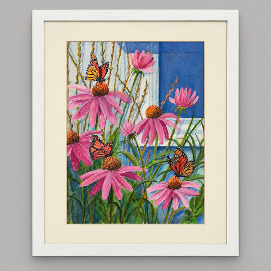 Butterflies and Coneflowers