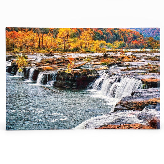 Sandstone Falls in Autumn