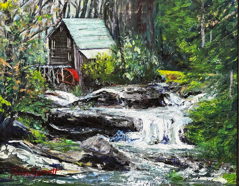 Grist Mill in the Spring