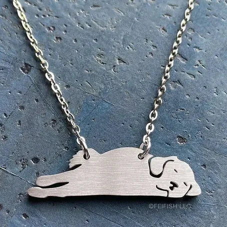 Sleeping Dog Necklace