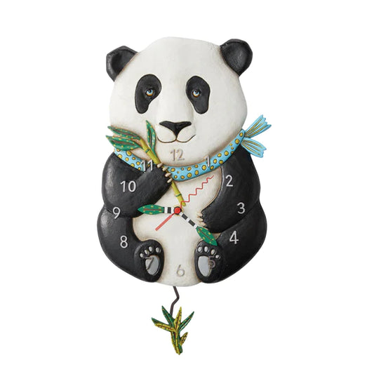 Snuggles the Panda Pendulum Clock