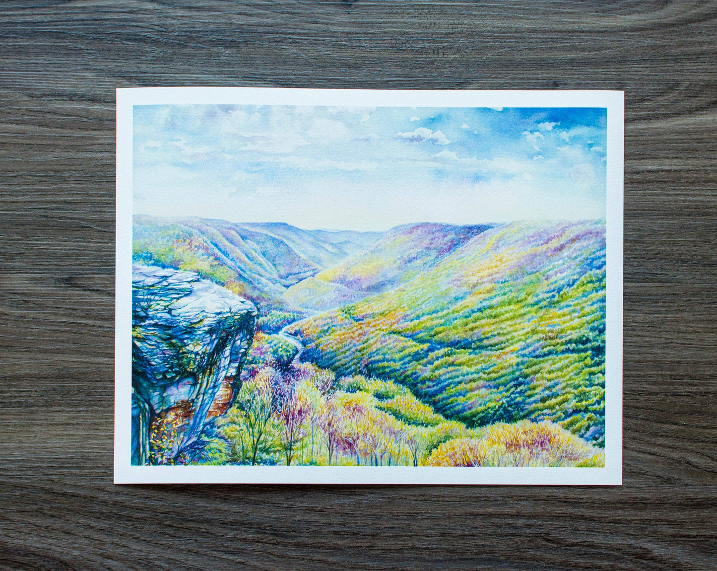 Lindy Point, WV Print: 10" x 8"