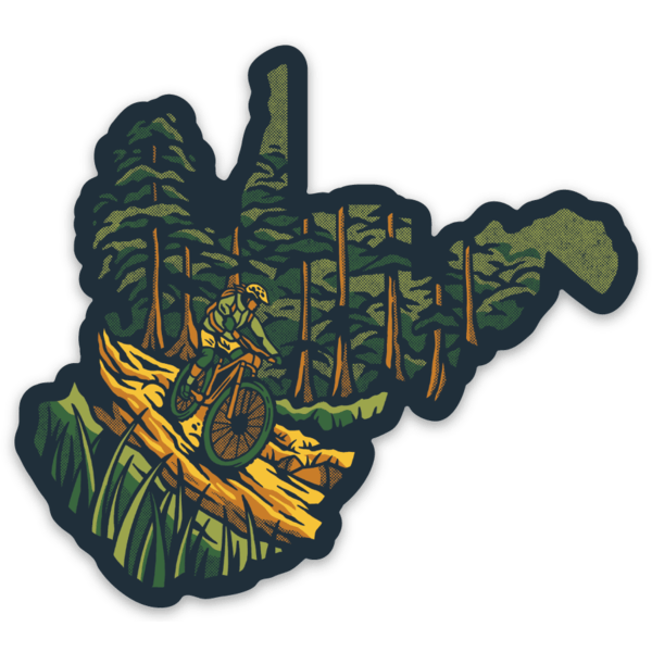 WV Mountain Biking - Sticker