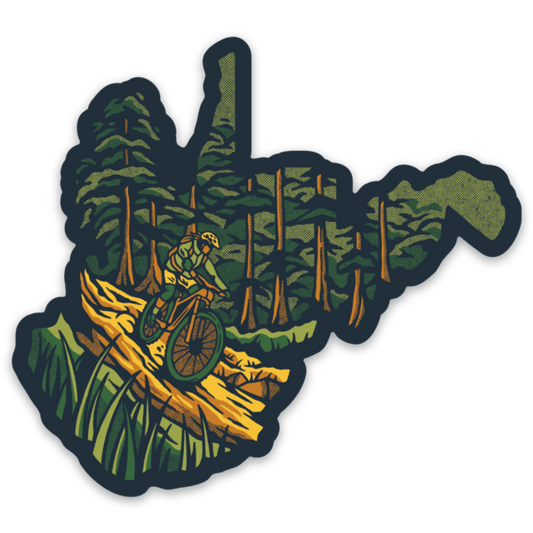 WV Mountain Biking - Sticker