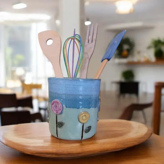 Flower Pop Utensil Holder
