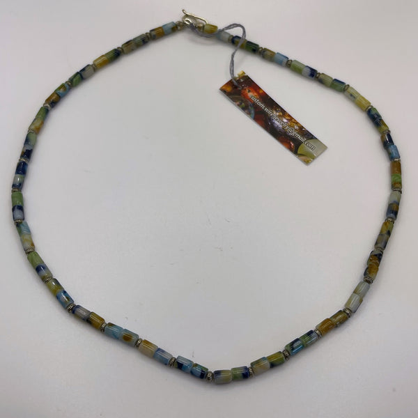 Multi Blues Necklace