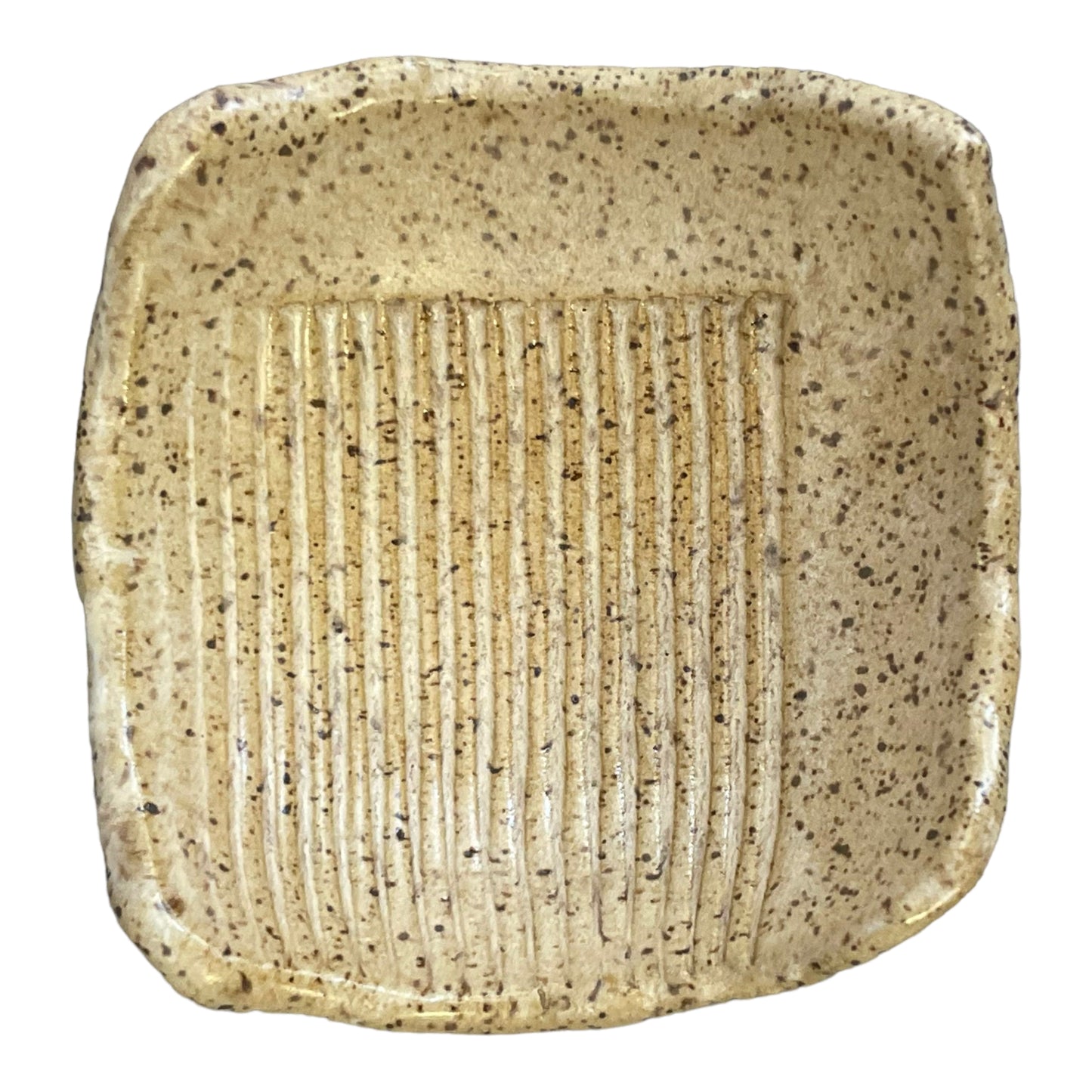 Speckled Square Footed Dish