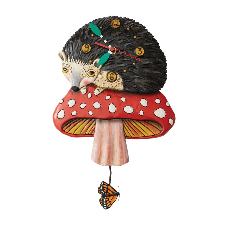 Hank the Hedgehog Pendulum Clock