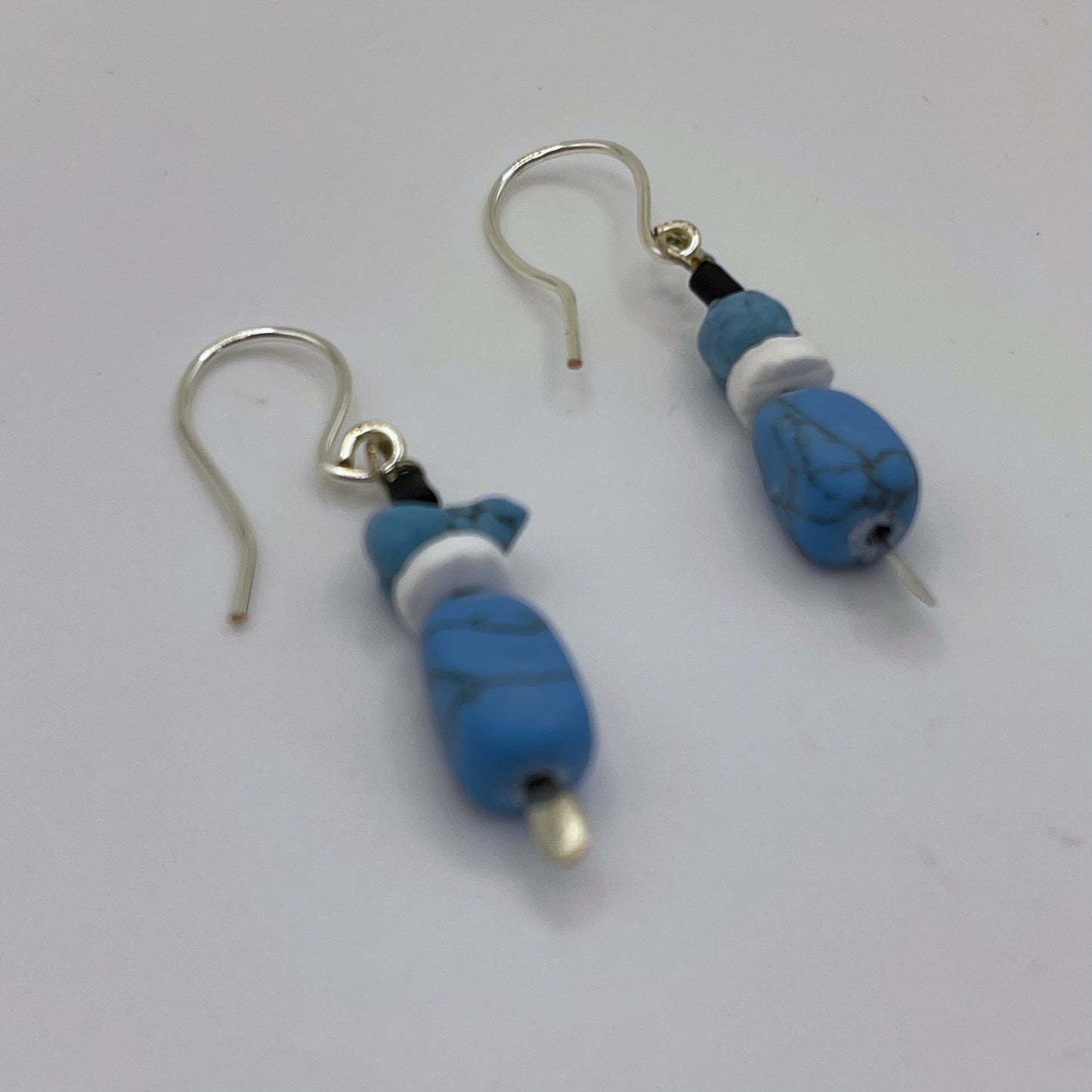 Blue Turquoise Color Earrings