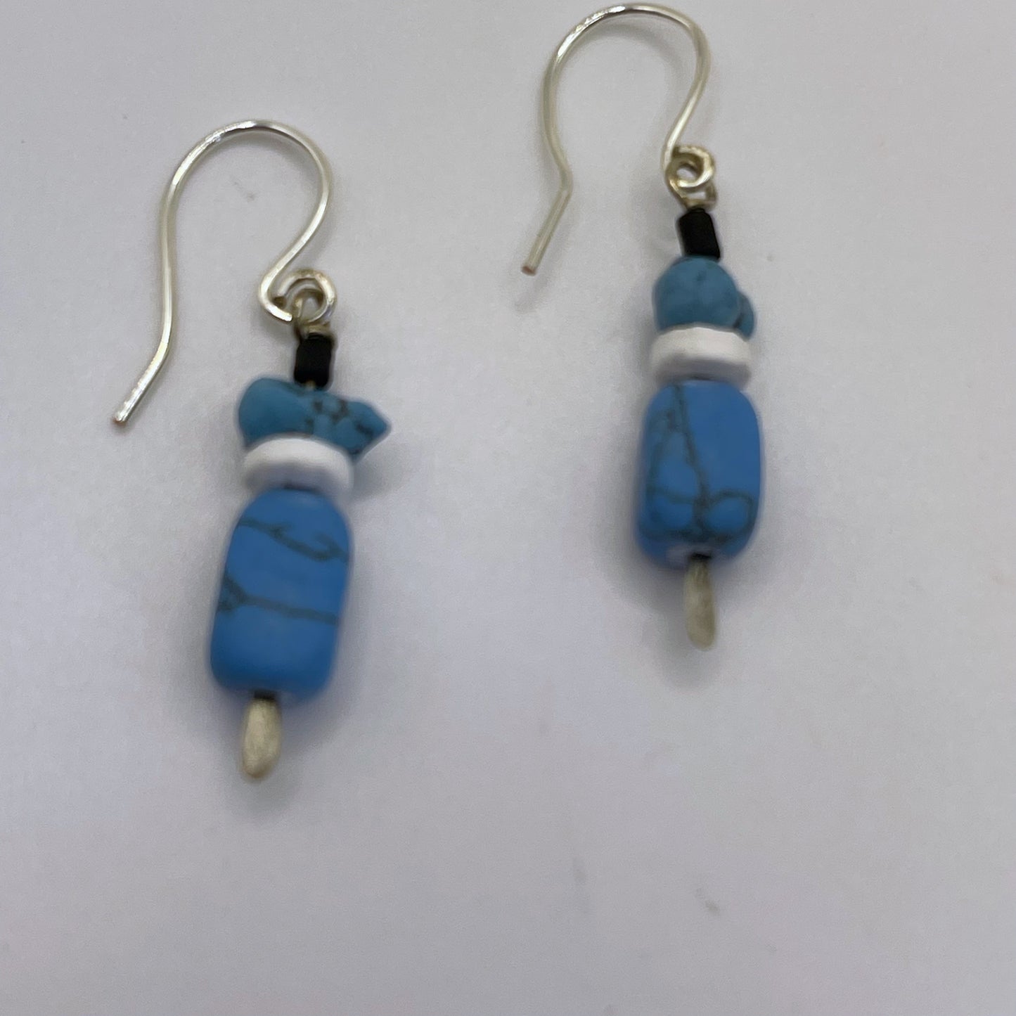 Blue Turquoise Color Earrings