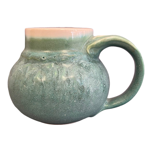 Turquoise & White Mug