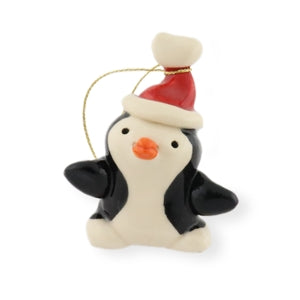 Santa Penguin Ornament