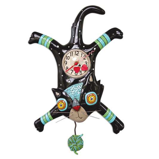 Craft Attack Cat Pendulum Clock