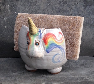 Elwood the Unicorn Sponge Holder