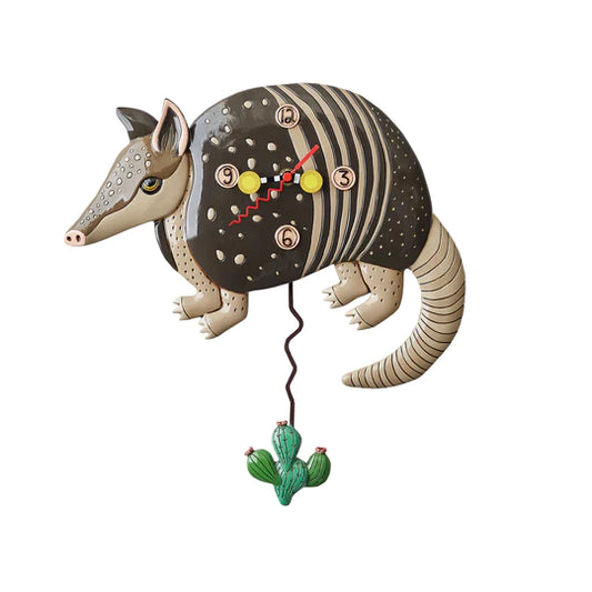 Arlo the Armadillo Pendulum Clock