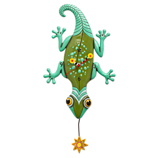 Sun Lizard Pendulum Clock