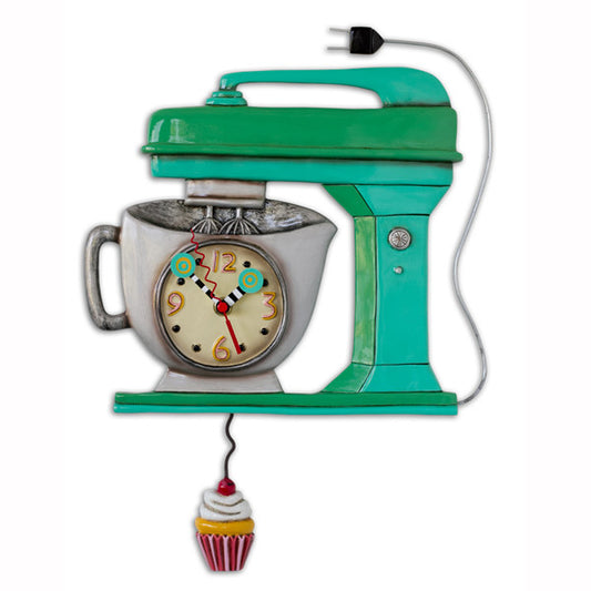 Vintage Mixer Pendulum Clock