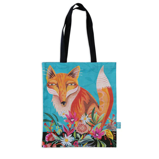 Fox & Flowers Tote