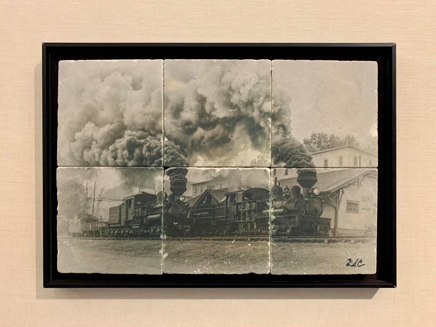 Cass Train Tile Collage