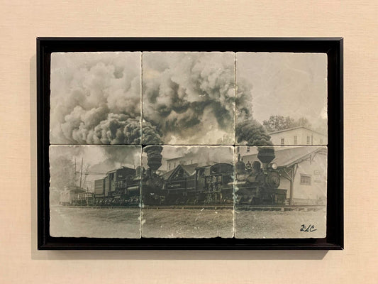 Cass Train Tile Collage