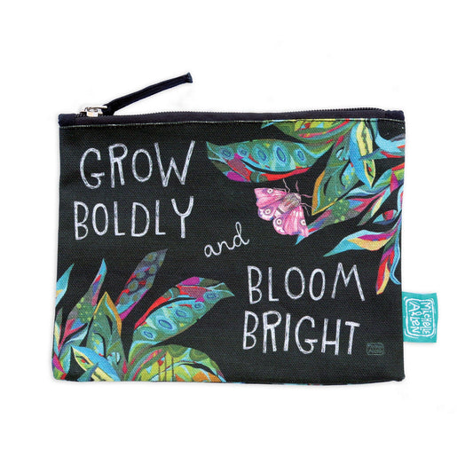 Bloom Bright Zippered Pouch