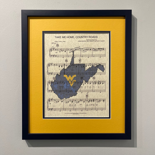 Country Roads Framed Print