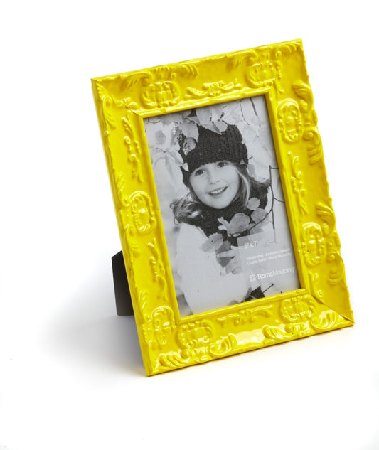 Yellow Lava Readymade Frame