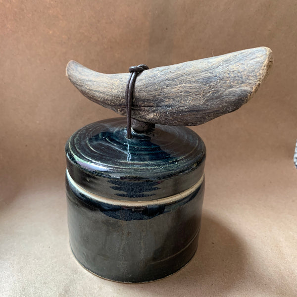 Driftwood Lidded Pot