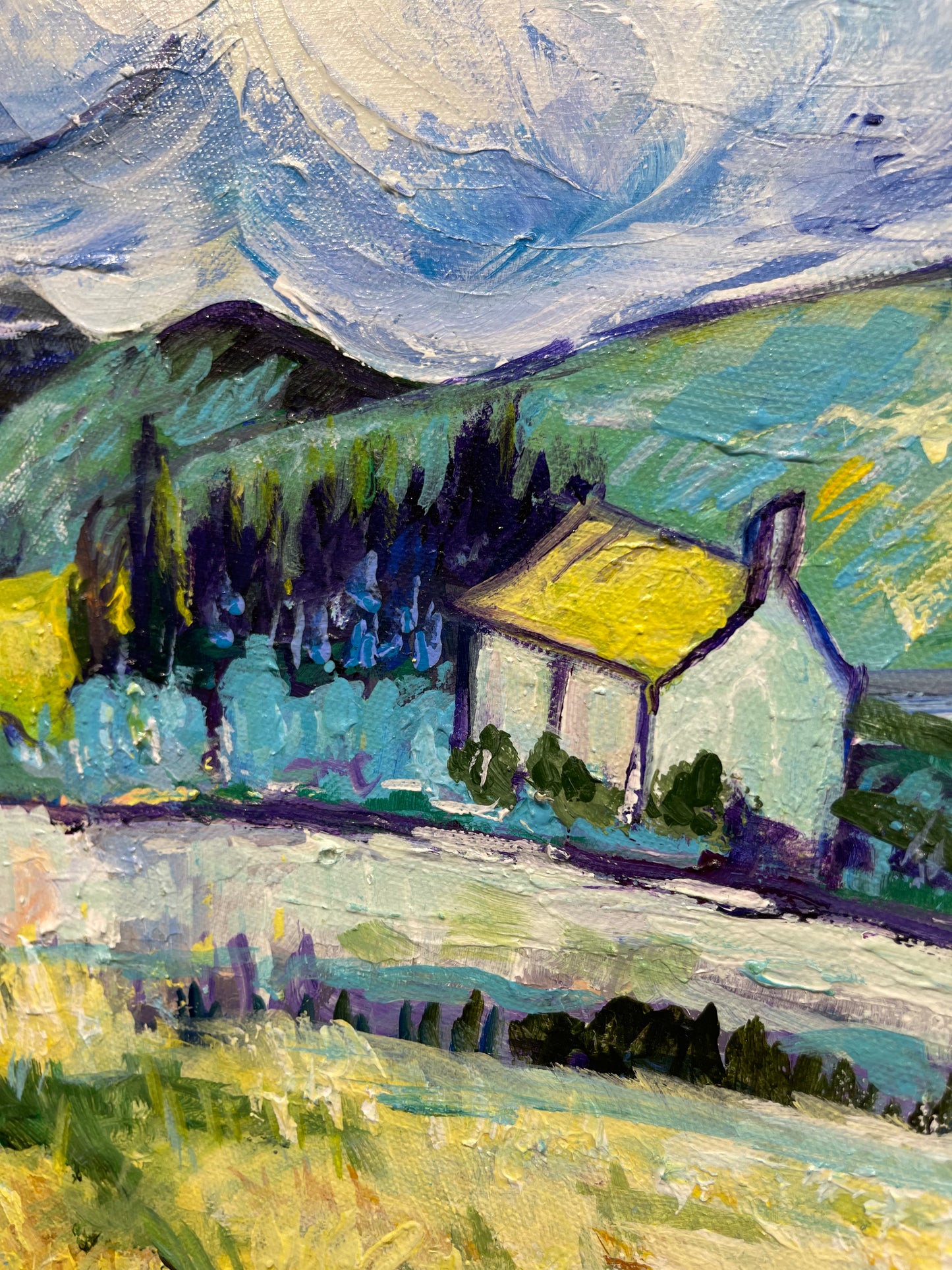 Mt. of Saint Remy in Honor of Van Gogh