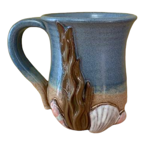 Coral and Shells Beach Mug